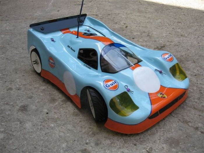 Delta Plastik 0126 Porsche 962 Dauer Le Mans 1 8 scale GT RC car bod PERFECT PASS