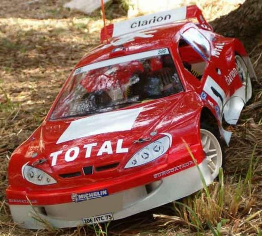 Delta Plastik 0053 - 206 Racing 1/10 Scale 200 mm RC car body