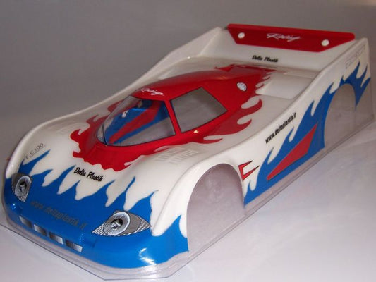 FC100 SPEED RUN 1/8 SCALE GT RC CAR BODY - 0136