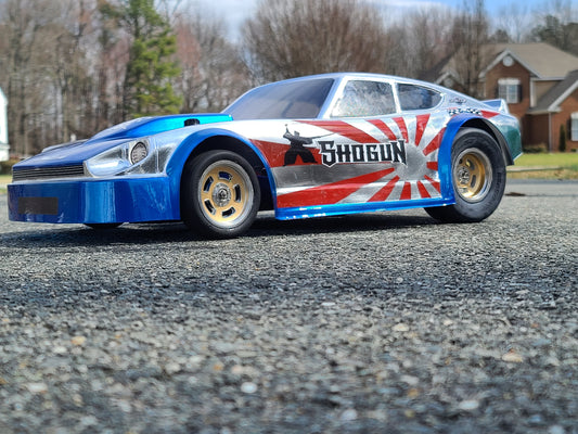 DATSUN 240 Z DRAG CLEAR RC CAR BODY - DPDR2000