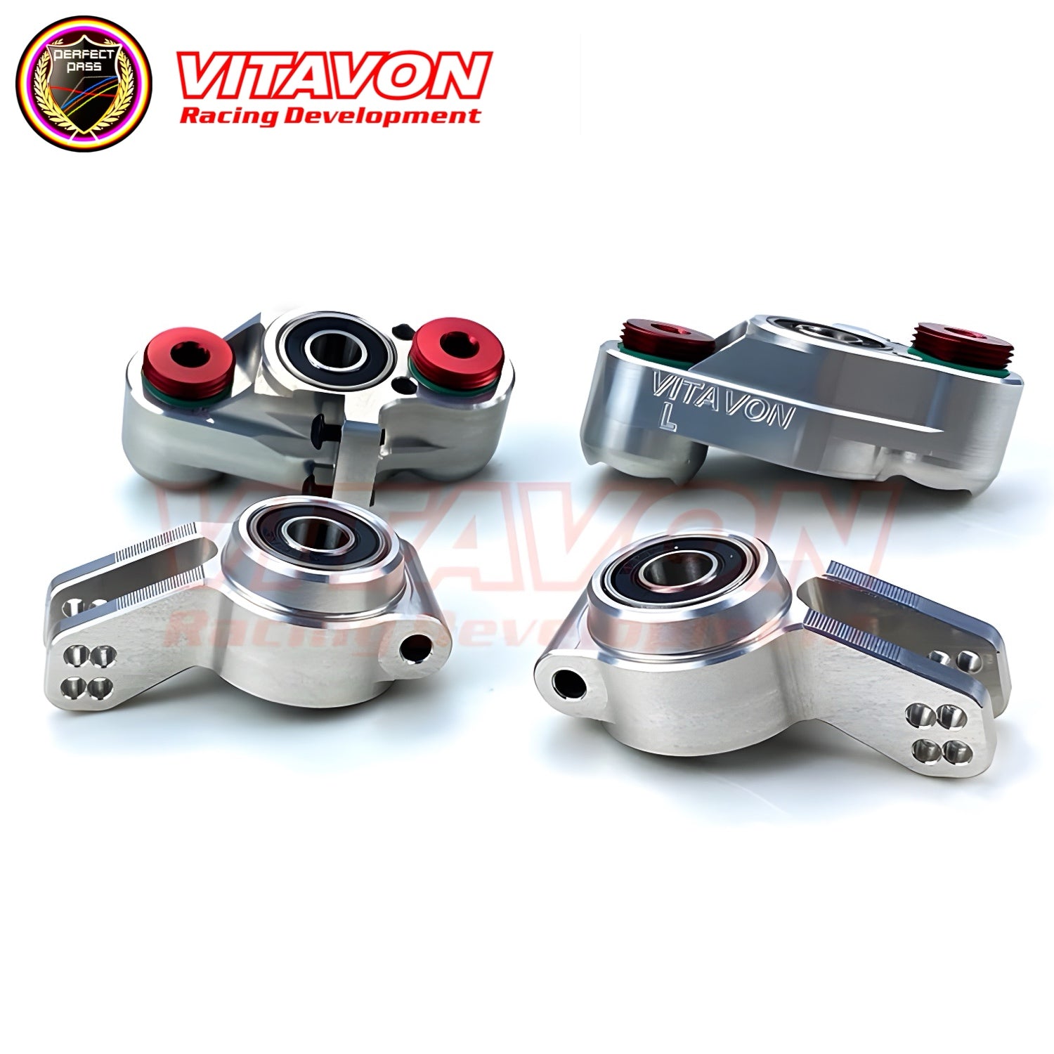 Vitavon Arrma 6S 7075 Aluminum Front & Rear Hubs For Infraction/Limitl ...