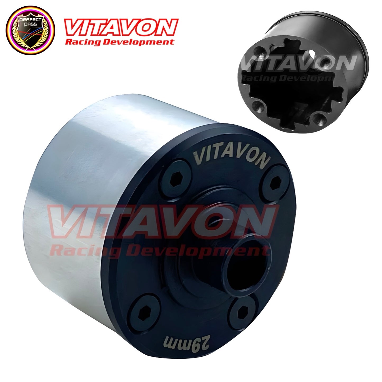Vitavon 29mm V2 Diff Case 7075 Aluminum+HD Steel For Mojave EXB & Kraton EXB