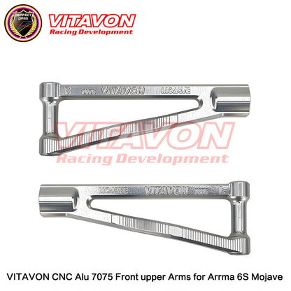 Vitavon CNC 7075 Aluminum Front Upper Arms For Arrma Mojave 6S