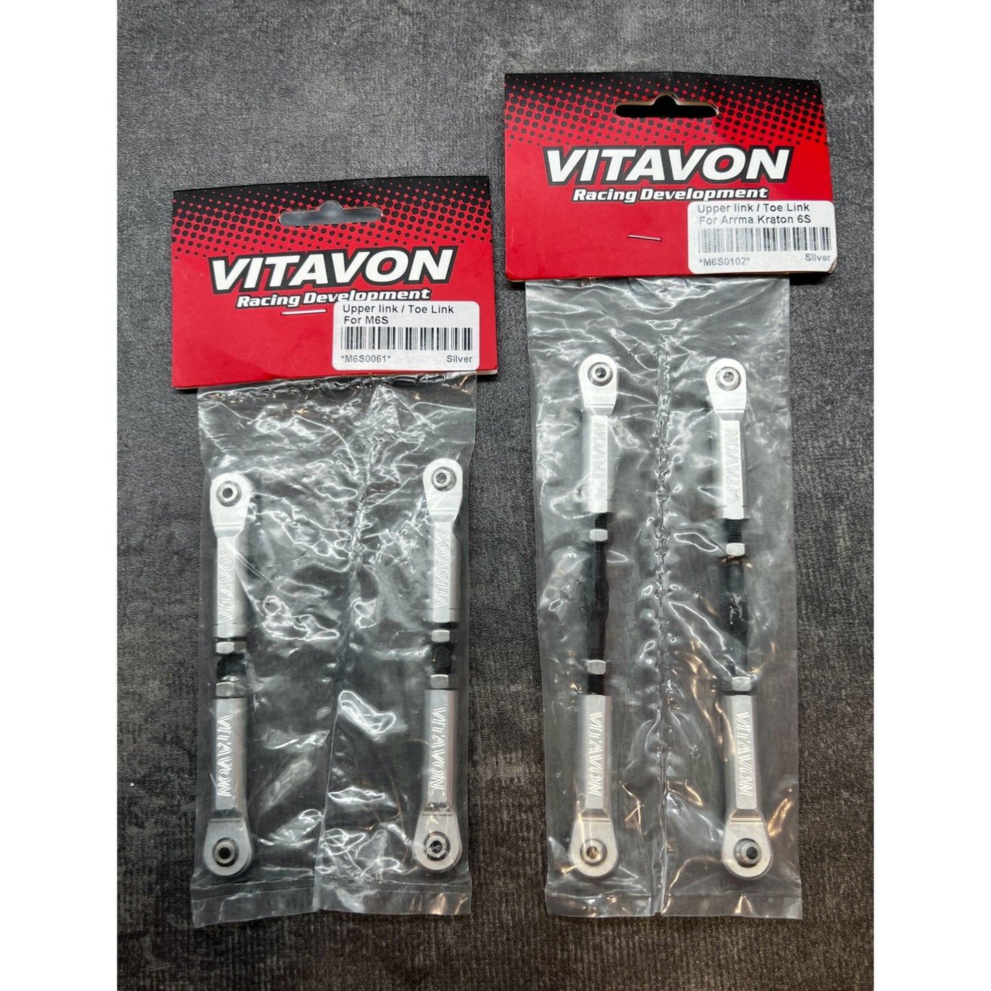 Vitavon 7075 Aluminum Adjustable Camber Link For Arrma Kraton/Outcast/Big rock/Notorious