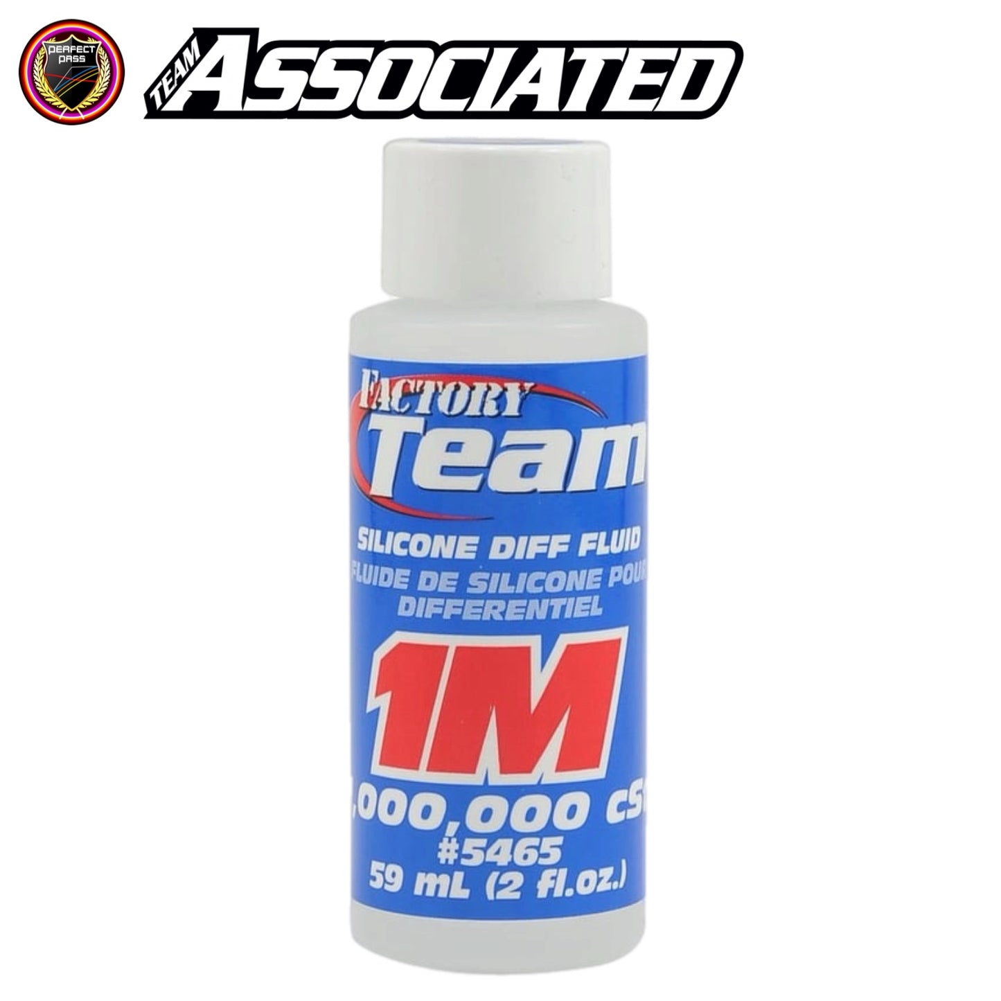 FACTORY TEAM SILICONE DIFF FLUID, 1,000,000 CST 2 0Z (Team Associated)