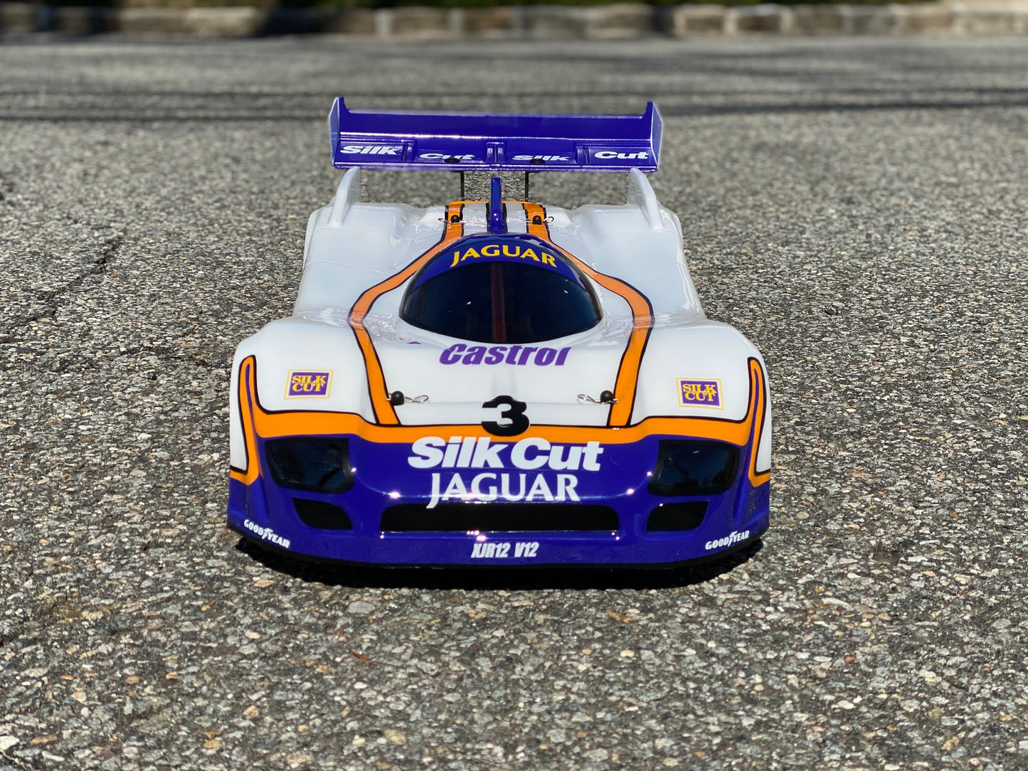 JAG XRS LI 1/7 SCALE CLEAR RC BODY - 8500