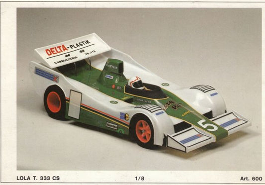 Delta Plastik S0600 - LOLA T. 333 CS 1/8 Scale GP RC car body