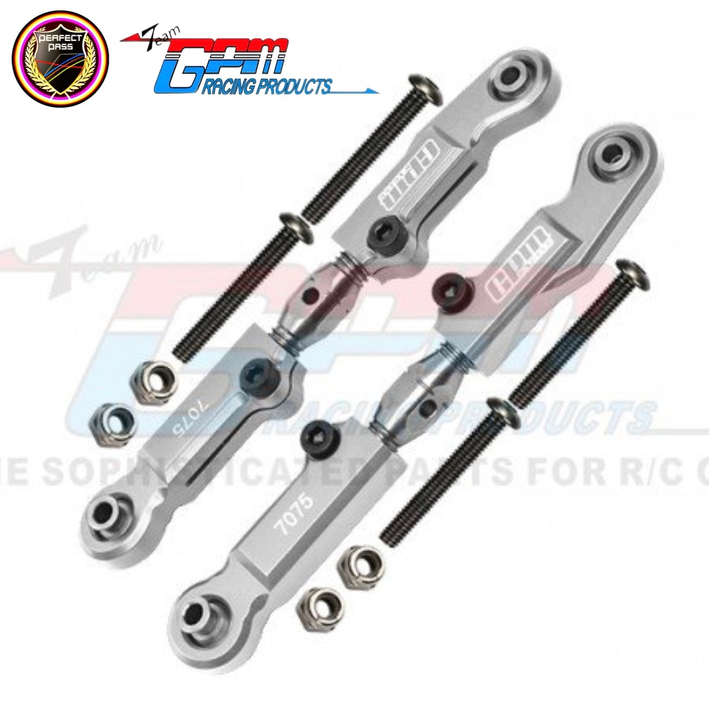 GPM Arrma Limitless/Infraction/Felony 7075 Aluminum+Stainless Steel Rear Camber Links