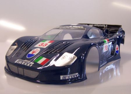 MASERATI MC12 1/8 SCALE GT CLEAR RC CAR BODY - 0127