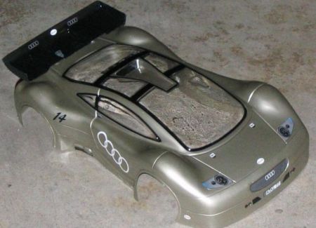 Delta Plastik 0102s - Audi Avus  1/8 scale GT RC car body